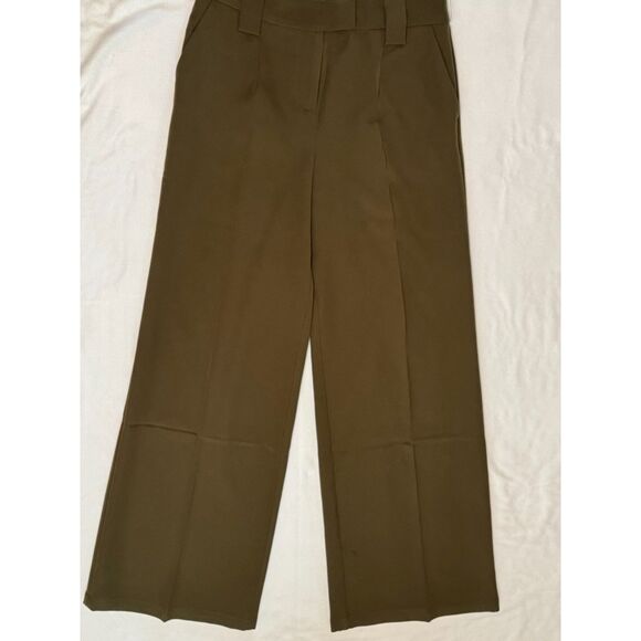 SCOOP Olive Green Pleated Trousers – NWT - Picture 3 of 5